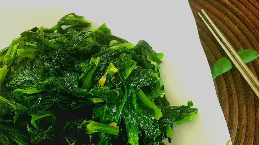 Stir-Fried Pea Shoots 1f