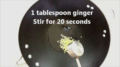 add ginger f