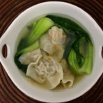 Shrimp and Pork Wonton Soup (鮮蝦餛飩 Xiān xiā húntún)